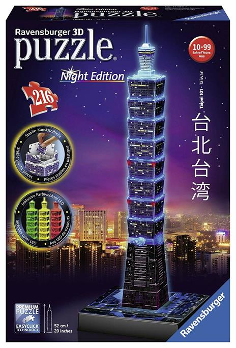 3D Puzzle Serie Speciali. Taipei Night Edition. Ravensburger (11149 7)