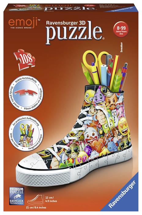 Sneaker Emoji Puzzle 3D Portapenne Ravensburger (11218)