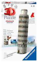 Ravensburger - 3D Puzzle Mini Torre di Pisa, 54 Pezzi, 8 Anni