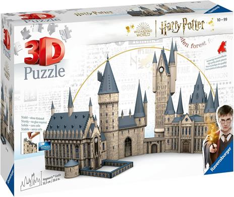 Ravensburger - 3D Puzzle Hogwarts Castle Bundle Harry Potter, 1200 Pezzi, 10+ Anni - 2