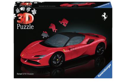 Ravensburger -  Puzzle Ferrari SF90 Stradale, Puzzle 3D Veicoli