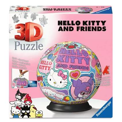Puzzleball 54 Pezzi  Hello Kitty (Kuromi - Cinnamoroll - Hello Kitty)