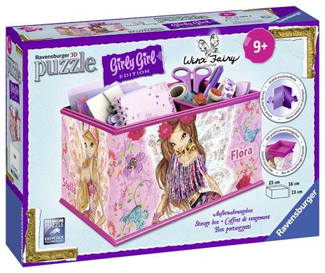 Girly Girl. Winx Club. Puzzle Portaoggetti 216 Pz. Ravensburger (12086) - 3