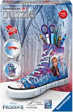 Ravensburger - 3D Puzzle Portapenne Sneaker Frozen 2, 108 Pezzi, 8+ Anni