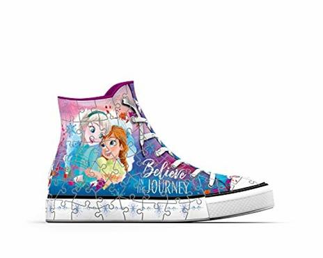 Ravensburger - 3D Puzzle Portapenne Sneaker Frozen 2, 108 Pezzi, 8+ Anni - 3