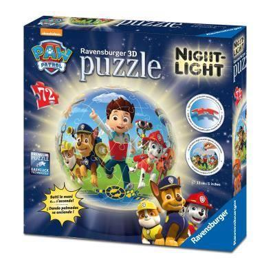 Paw Patrol. Lampada Notturna Puzzle 72 Pezzi 3D - 4