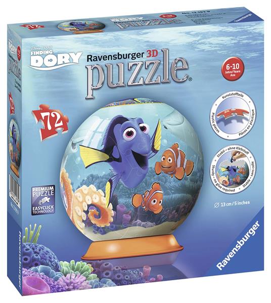 Alla ricerca di Dory 3D Puzzleball Ravensburger (12193) - 3