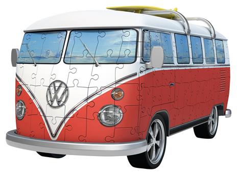 Ravensburger - 3D Puzzle Camper Volkswagen T1, 162 Pezzi, 8+ Anni