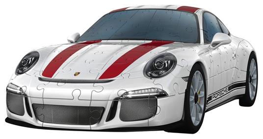 Ravensburger - 3D Puzzle Porsche 911, Veicolo, 108 Pezzi, 10+ Anni - 3