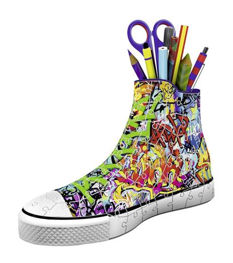 Sneaker Graffiti Print puzzle 3D
