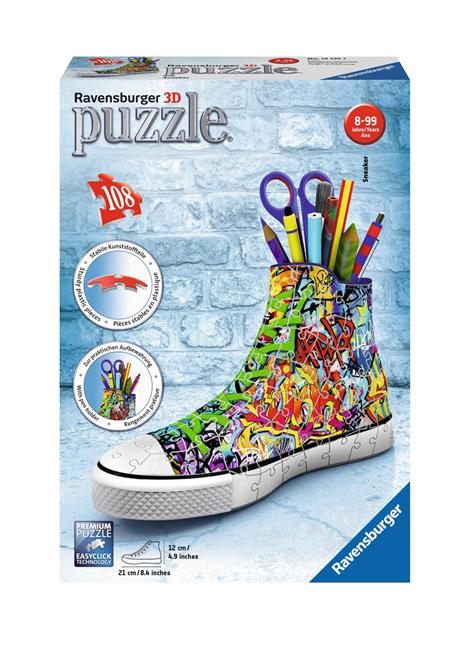 Sneaker Graffiti Print puzzle 3D - 3