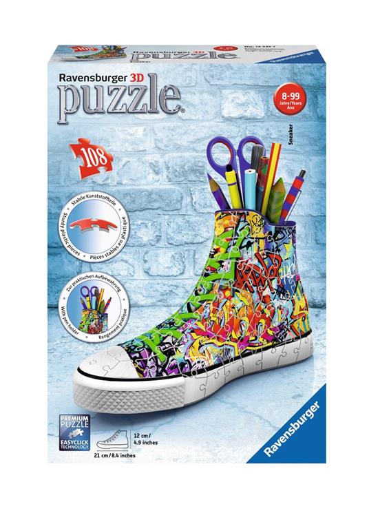 Sneaker Graffiti Print puzzle 3D - 3