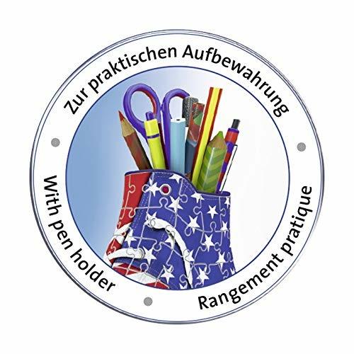 Ravensburger - 3D Puzzle Portapenne Sneaker Usa Flag Edition, 108 Pezzi, 8+ Anni - 6