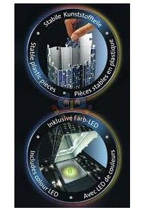 Ravensburger - 3D Puzzle Empire State Building Night Edition con Luce, New York, 216 Pezzi, 8+ Anni - 6
