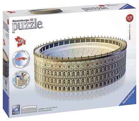 Colosseo. Puzzle 3D 216 Pezzi