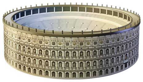 Colosseo. Puzzle 3D 216 Pezzi - 3
