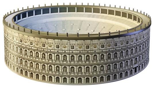 Colosseo. Puzzle 3D 216 Pezzi - 3