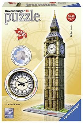 Big Ben Real Clock Puzzle 3D Building Ravensburger (12586) - 3