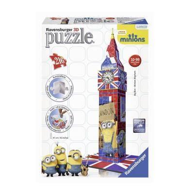 Big Ben Minions Puzzle 3D Building Ravensburger (12589)