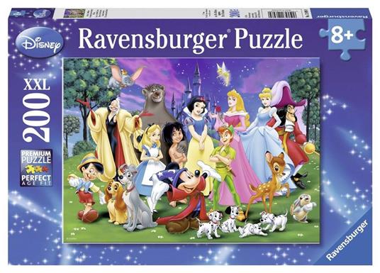 Ravensburger - Puzzle Amici di Disney, 200 Pezzi XXL, Età Raccomandata 8+ Anni - 2