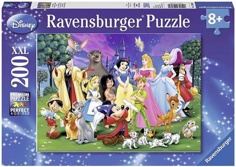 Ravensburger - Puzzle Amici di Disney, 200 Pezzi XXL, Età Raccomandata 8+ Anni - 3