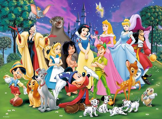 Ravensburger - Puzzle Amici di Disney, 200 Pezzi XXL, Età Raccomandata 8+ Anni - 5