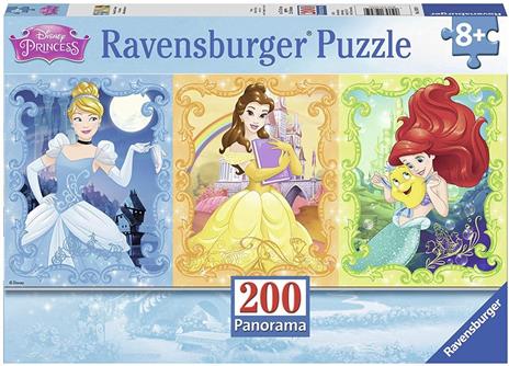 Ravensburger - Puzzle Principesse Disney Panorama, 200 Pezzi XXL, Età Raccomandata 8+ Anni - 3