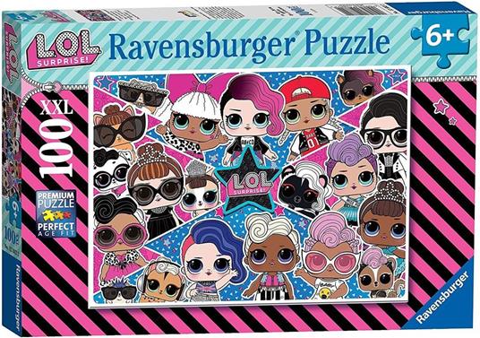 Ravensburger LOL Surprise Puzzle per Bambini, Multicolore, 100 Pezzi XXL, 12882 - 3