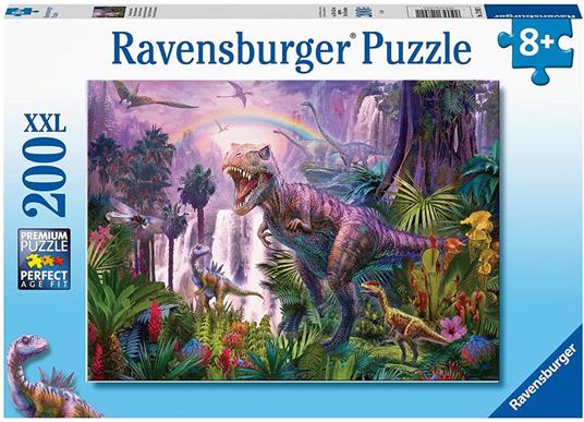 Ravensburger - Puzzle Paese dei dinosauri, 200 Pezzi XXL, Età Raccomandata 8+ Anni - 4