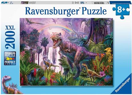 Ravensburger - Puzzle Paese dei dinosauri, 200 Pezzi XXL, Età Raccomandata 8+ Anni - 2