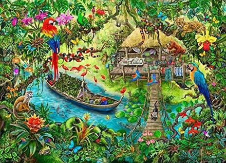 Ravensburger Puzzle Spedizione nella giungla, Escape Kids, 368 pezzi, Puzzle Bambini, età raccomandata 9+ - 2