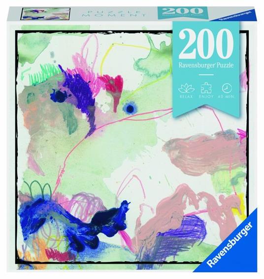 Ravensburger - Puzzle Colorsplash Collezione Puzzle Moments 200 Pezzi Puzzle Adulti