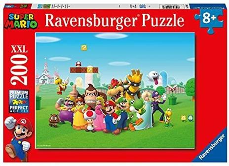 Ravensburger - Puzzle Super Mario, 200 Pezzi XXL, Età Raccomandata 8+ Anni - 5