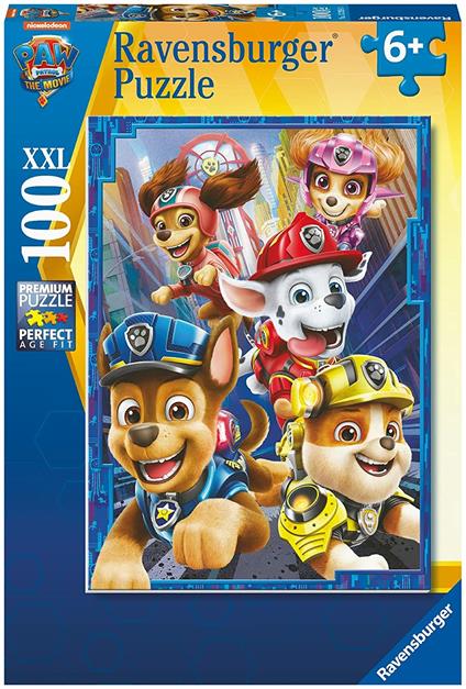 Ravensburger Puzzle 100 pz. XXL. Paw Patrol Movie