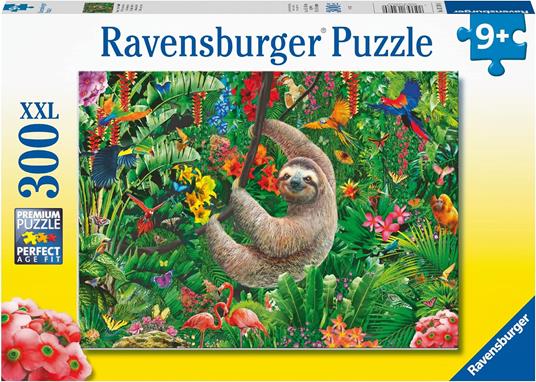 Ravensburger - Puzzle Il dolce bradipo, 300 Pezzi XXL, Età Raccomandata 9+ Anni