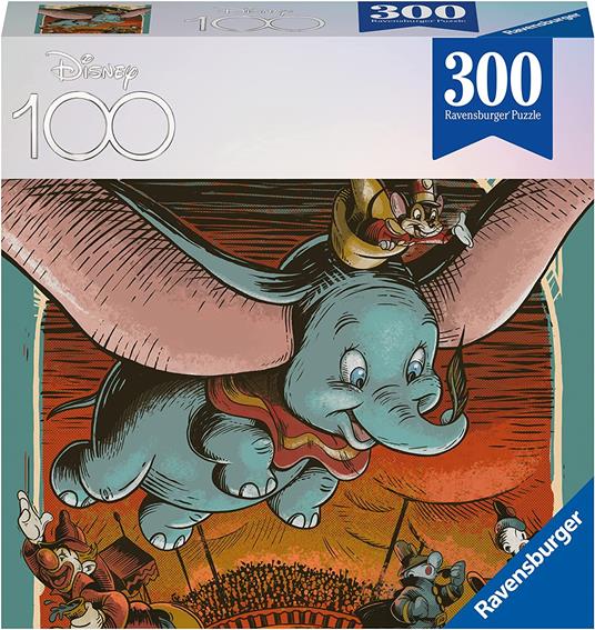 Ravensburger - Puzzle Disney Dumbo 300 Pezzi 8+ Limited edition Disney 100
