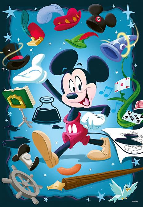 Ravensburger - Puzzle Disney Mickey Mouse, 300 Pezzi, 8+, Limited edition Disney 100 - 4