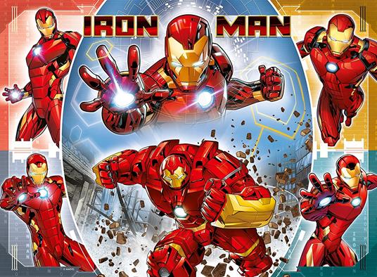 Ravensburger - Puzzle Iron Man, 100 Pezzi XXL, Età Raccomandata 6+ Anni - 2