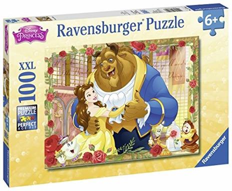 Ravensburger - Puzzle La Bella e la Bestia, 100 Pezzi XXL, Età Raccomandata 6+ Anni - 3