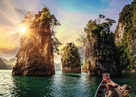 Ravensburger - Puzzle Rocce di Cheow Lan, Collezione Nature Edition, Thailandia, 1000 Pezzi, Puzzle Adulti - 3