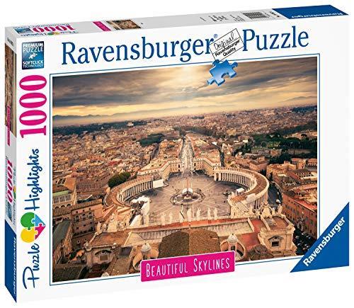 Ravensburger - Puzzle Rome, Collezione Beautiful Skylines, 1000 Pezzi, Puzzle Adulti - 12