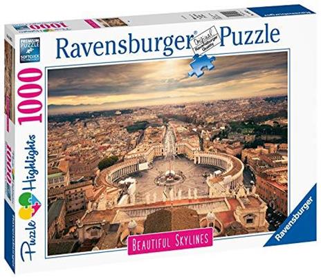 Ravensburger - Puzzle Rome, Collezione Beautiful Skylines, 1000 Pezzi, Puzzle Adulti - 6