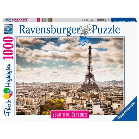 Ravensburger - Puzzle Paris, Collezione Beautiful Skylines, 1000 Pezzi, Puzzle Adulti