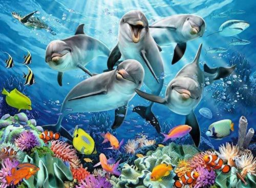 Ravensburger - Puzzle Delfini, 500 Pezzi, Puzzle Adulti - 5