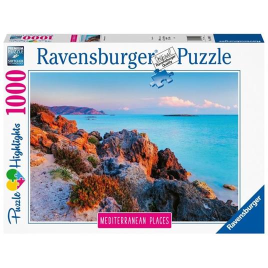 Ravensburger - Puzzle Mediterranean Greece, Collezione Mediterranean Places, 1000 Pezzi, Puzzle Adulti - 4