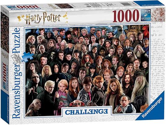 Ravensburger - Puzzle Harry Potter, Collezione Challenge, 1000