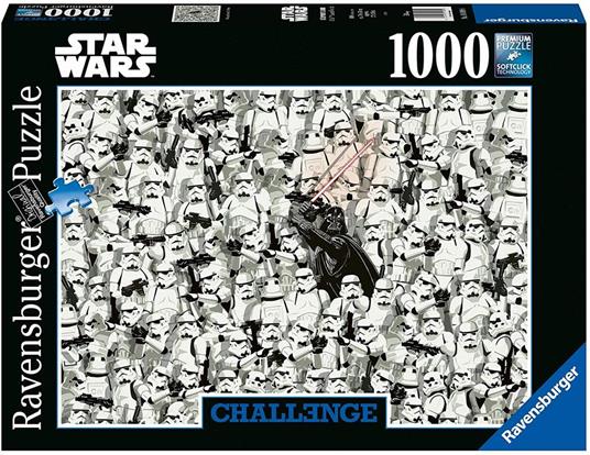 Ravensburger - Puzzle Star Wars, Collezione Challenge, 1000 Pezzi, Puzzle Adulti - 2