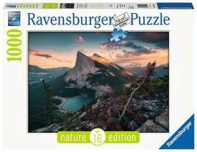 Ravensburger - Puzzle Tramonto in montagna, Collezione Nature Edition, 1000 Pezzi, Puzzle Adulti - 3