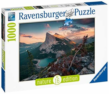 Ravensburger - Puzzle Tramonto in montagna, Collezione Nature Edition, 1000 Pezzi, Puzzle Adulti - 5