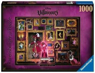 Ravensburger - Puzzle Villainous: Capt. Hook, Collezione Villainous, 1000 Pezzi, Puzzle Adulti - 2